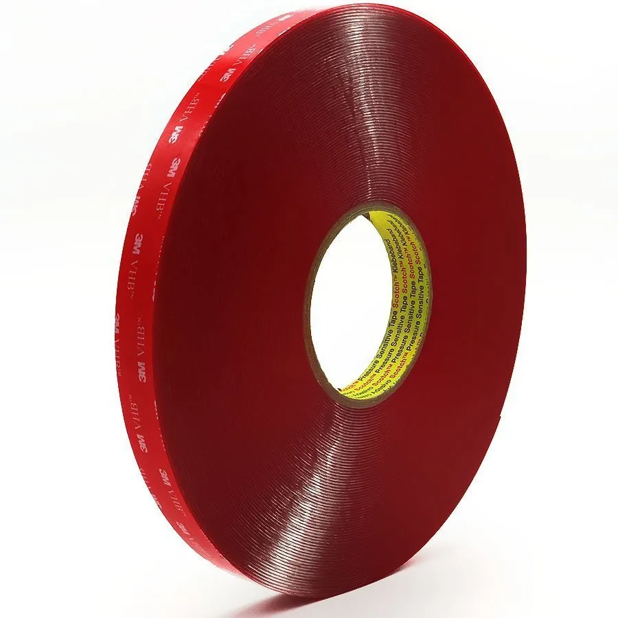 3M VHB 4910F Cinta de doble cara de espuma acrílica transparente - 1 mm de espesor