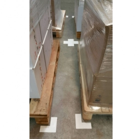 TYM 81441 VP1 Esquineros adhesivos para marcaje de posiciones de palé - 125 × 125 × 50 mm - Imagen 6