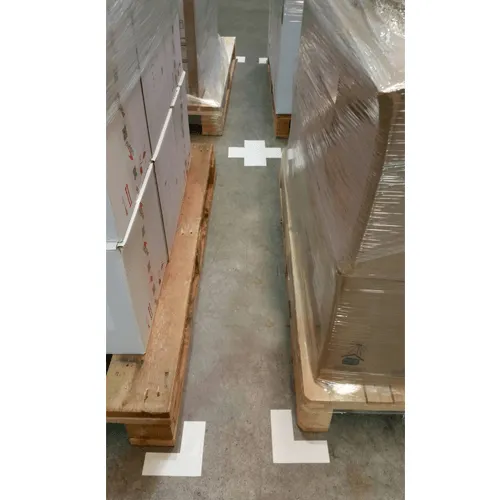 TYM 81441 VP1 Esquineros adhesivos para marcaje de posiciones de palé - 125 × 125 × 50 mm - Imagen 6