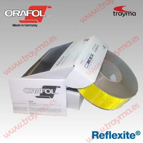 ORALITE® VC 104+ SEG LONAS Cinta adhesiva reflectante FRACCIONADA para TOLDOS de camiones y REMOLQUES - Imagen 3