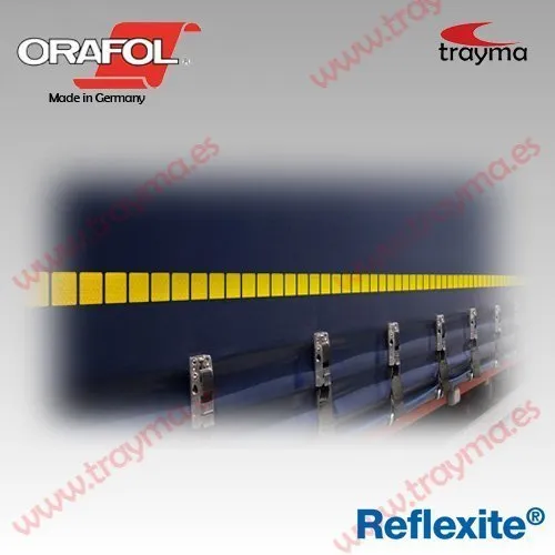 ORALITE® VC 104+ SEG LONAS Cinta adhesiva reflectante FRACCIONADA para TOLDOS de camiones y REMOLQUES - Imagen 4