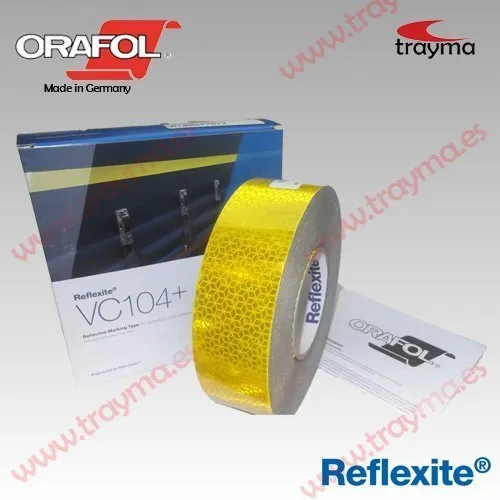 ORALITE® VC 104+ LONAS Cinta adhesiva reflectante para TOLDOS de camiones y REMOLQUES - Imagen 3