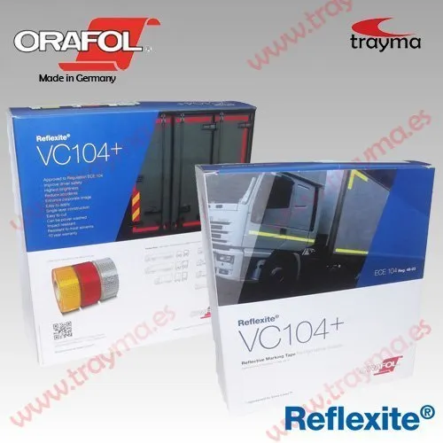 ORALITE® VC 104+ Cinta adhesiva reflectante para camiones con lados RÍGIDOS - Imagen 8