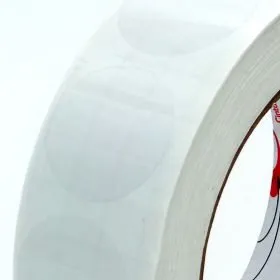 Precinto de garantía circulos transparentes adhesivos