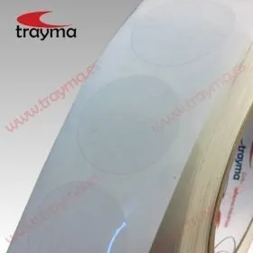TYM 81383 VP1 Círculos adhesivos troquelados una cara TRANSPARENTES 30 mm diámetro -  Gama TROQUELINE - Imagen 4