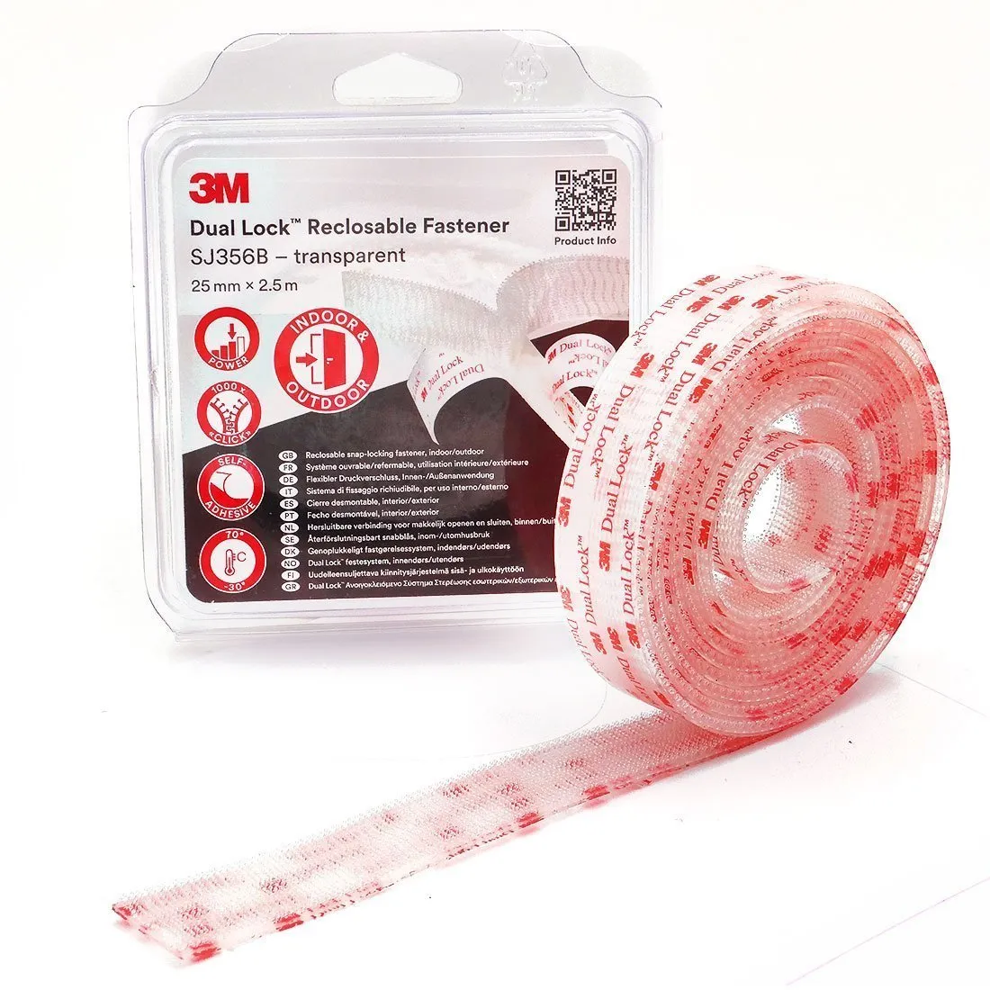 3M Dual Lock SJ356B Velcro extrafuerte 3M