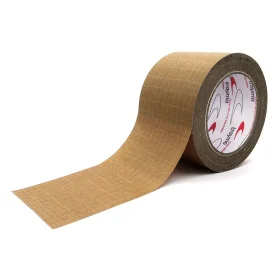 TYM 1124 Cinta adhesiva de papel kraft reforzado con filamentos entrecruzados - 50 a 75 mm × 25 m - Imagen 2