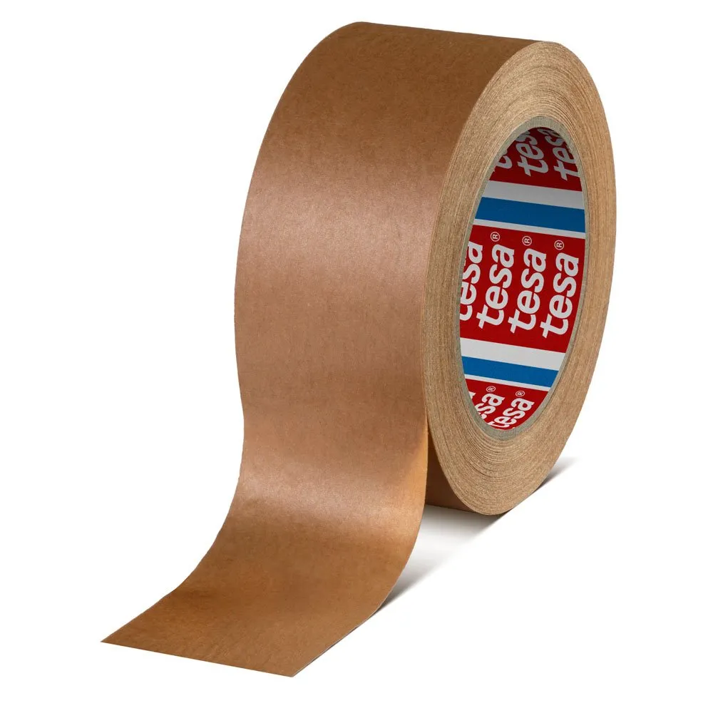 Cinta adhesiva de papel kraft fuerte para cerrar cajas de cartón tesa 60408