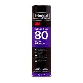 3M 80 Adhesivo en Spray de CONTACTO DE NEOPRENO - PARA CAUCHO Y VINÍLO