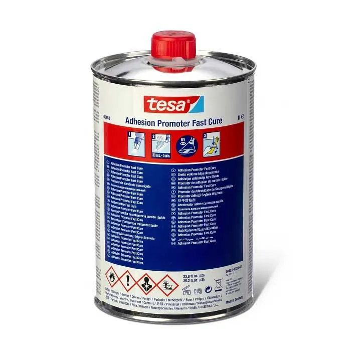 Bote de 1l de promotor de adhesión para cintas adhesivas de tesa referencia 60153 Fast Cure.