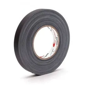 TYM 1550 VP1 cinta adhesiva gaffer negro mate en 25 mm de ancho