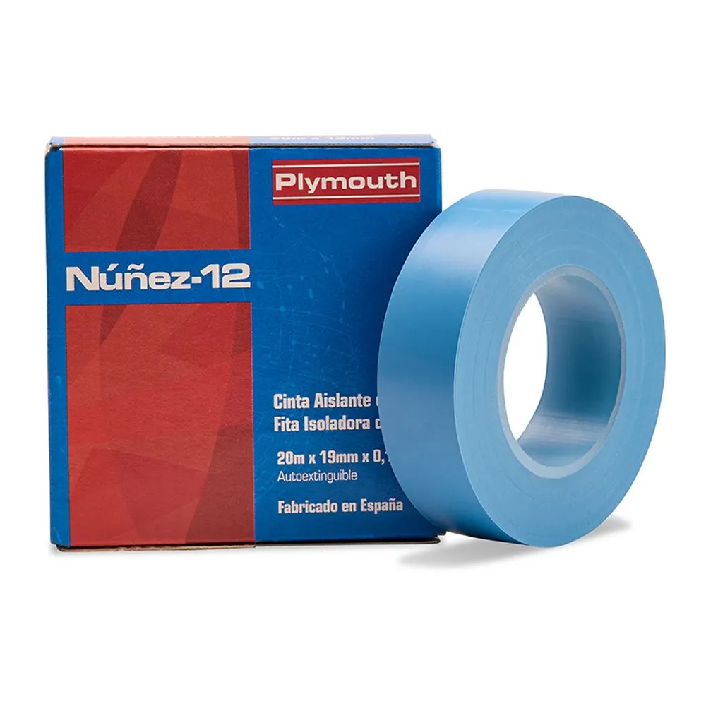 Cinta aislante azul NUÑEZ 12