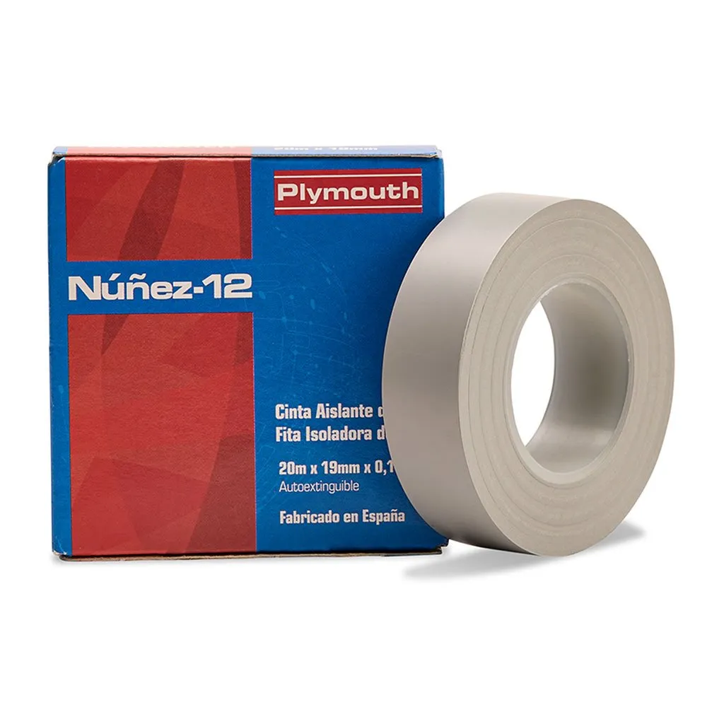Cinta aislante gris NUÑEZ 12