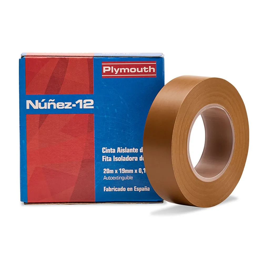 Cinta aislante marrón NUÑEZ 12